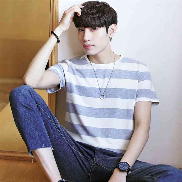 t-shirts large stripe t-shirt with round neck, slim body, t-shirt, korean version, men's clothing tn8k, White;black
t-shirts large stripe t-shirt with round neck, slim body, t-shirt, korean version, men's clothing tn8k, White;black