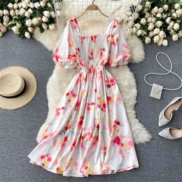 spring/summer women's fashion short sleeve elastic slim cut-out print casual a-line dress clothes korean vestidos s840 210527, Black;gray
spring/summer women's fashion short sleeve elastic slim cut-out print casual a-line dress clothes korean vestidos s840 210527, Black;gray