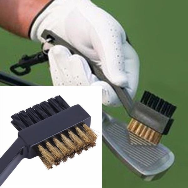 golf training aids 2 sided dual bristles brass wires club brush groove cleaner kit tool black useful
golf training aids 2 sided dual bristles brass wires club brush groove cleaner kit tool black useful