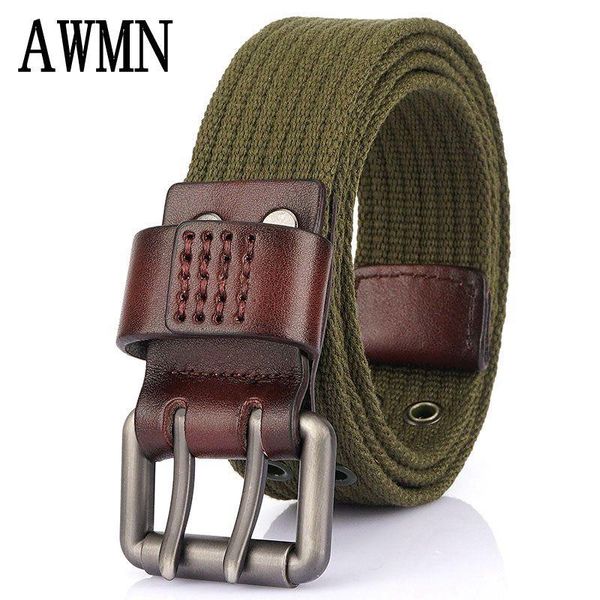belts 2thickened canvas belt men's double pin buckle jeans casual designer, Black;brown
belts 2thickened canvas belt men's double pin buckle jeans casual designer, Black;brown