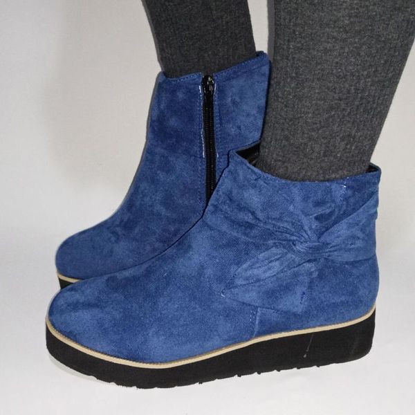 boots fashion ladies short boots, side zipper bowknot wedge heel women's solid color all-match casual boots#, Black
boots fashion ladies short boots, side zipper bowknot wedge heel women's solid color all-match casual boots#, Black