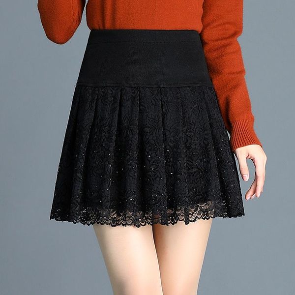 summer spring women sweet stretchy high wasted lace patchwork pleated mini skirt , woman clothes beads skirts, Black
summer spring women sweet stretchy high wasted lace patchwork pleated mini skirt , woman clothes beads skirts, Black