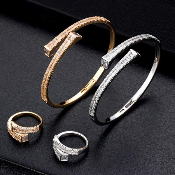 earrings & necklace bridetalk luxury 2pcs bangle ring set jewelry sets for women wedding cubic zircon crystal cz dubai bridal, Silver
earrings & necklace bridetalk luxury 2pcs bangle ring set jewelry sets for women wedding cubic zircon crystal cz dubai bridal, Silver