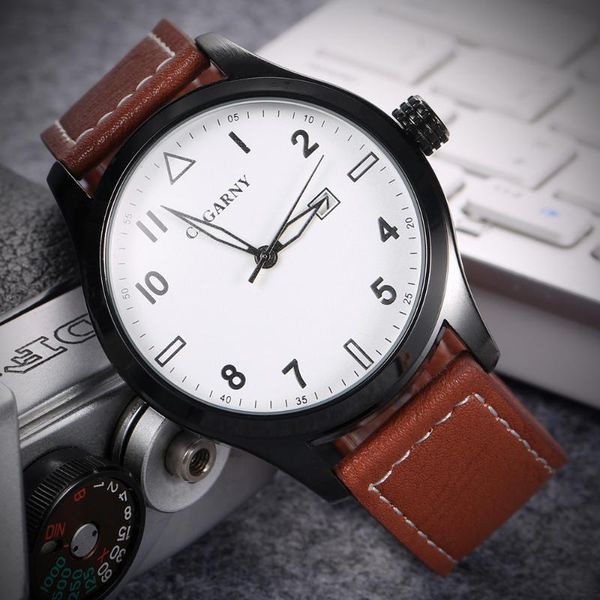 wristwatches brand quartz business men watch waterproof military wrist man gift leather clock relojes hombre relogio masculino zegare, Slivery;brown
wristwatches brand quartz business men watch waterproof military wrist man gift leather clock relojes hombre relogio masculino zegare, Slivery;brown