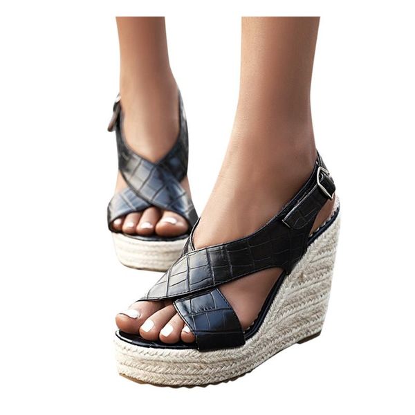 dress shoes sagace women sandals summer fashion ladies fish mouth open toe wedge heels large size retro roman style females, Black
dress shoes sagace women sandals summer fashion ladies fish mouth open toe wedge heels large size retro roman style females, Black