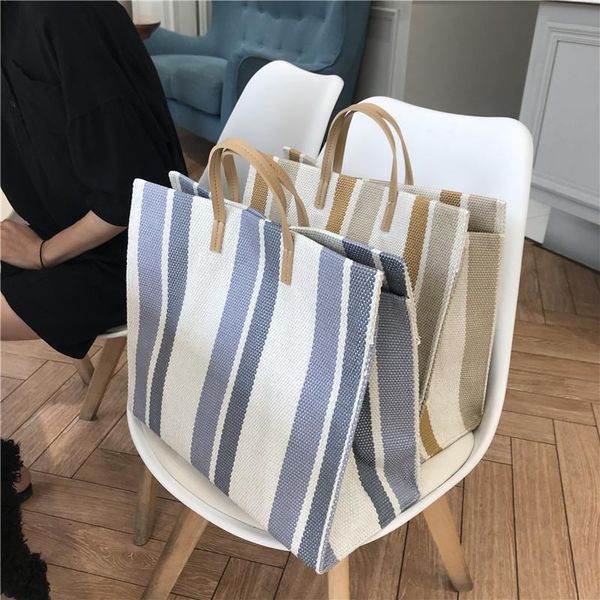 evening bags striped shopping bag canvas casual large capacity tote women handbag patchwork linen shoudler designer shopper
evening bags striped shopping bag canvas casual large capacity tote women handbag patchwork linen shoudler designer shopper
