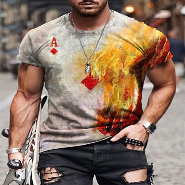 3d digital poker printed t-shirt summer pullover daily casual men's short sve casual breathable t-shirt 8v00, White;black
3d digital poker printed t-shirt summer pullover daily casual men's short sve casual breathable t-shirt 8v00, White;black