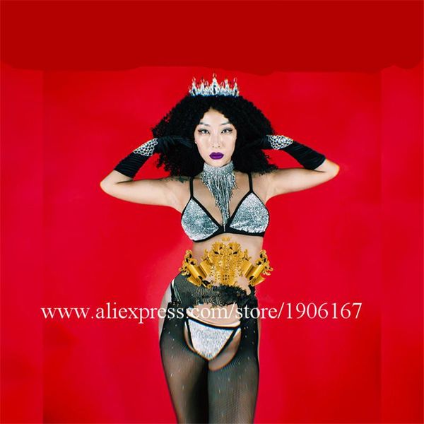 party decoration nightclub female rhinestone bikini dance team clothes girl stage performance ballroom costumes with crown
party decoration nightclub female rhinestone bikini dance team clothes girl stage performance ballroom costumes with crown
