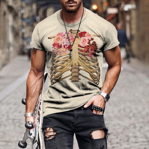 tees,polos plus-size fashion man summer skull bone pattern 3d printing short sleeve men's round neck t-shirt trend
tees,polos plus-size fashion man summer skull bone pattern 3d printing short sleeve men's round neck t-shirt trend