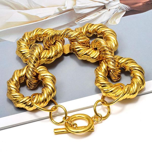 link, chain gold color chunky bracelet simple boho party night club metal bracelets for women statement jewelry wholesale, Black
link, chain gold color chunky bracelet simple boho party night club metal bracelets for women statement jewelry wholesale, Black