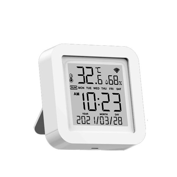 smart home control tuya wifi temperature & humidity sensor for via smartlife remote with display support alexa google assistant
smart home control tuya wifi temperature & humidity sensor for via smartlife remote with display support alexa google assistant