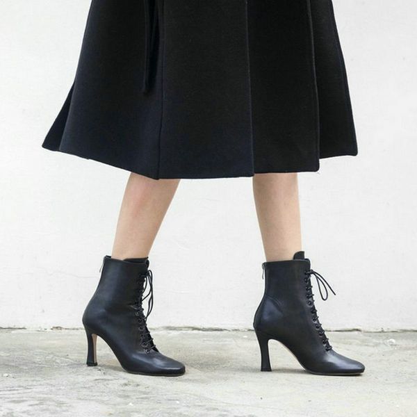 boots eshtonshero shoes woman women ankle cow leather platform high heels autumn classic lace up ladies motorcycle boot size 3-8, Black
boots eshtonshero shoes woman women ankle cow leather platform high heels autumn classic lace up ladies motorcycle boot size 3-8, Black
