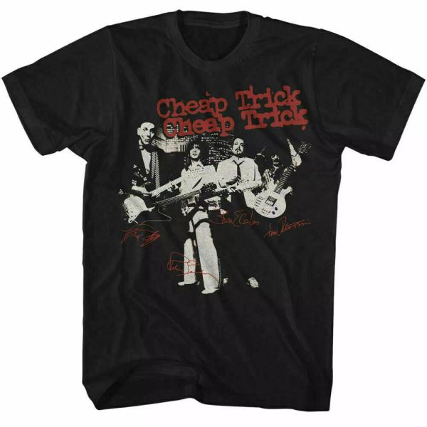 Cheap Trick Autograph T Shirt Mens Licensed Rock N Roll Music Tee Retro Black, White;black
Cheap Trick Autograph T Shirt Mens Licensed Rock N Roll Music Tee Retro Black, White;black