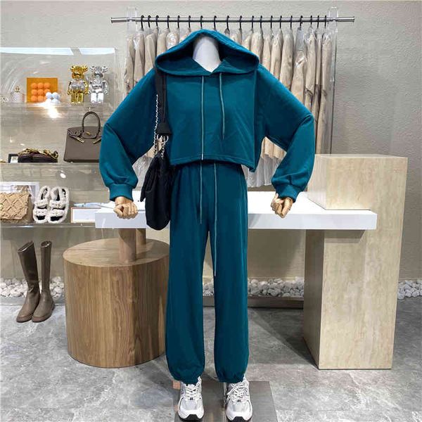 pant simple niche design leisure wind with hood hoodie + elastic waist loose leg bundle two suits, White
pant simple niche design leisure wind with hood hoodie + elastic waist loose leg bundle two suits, White