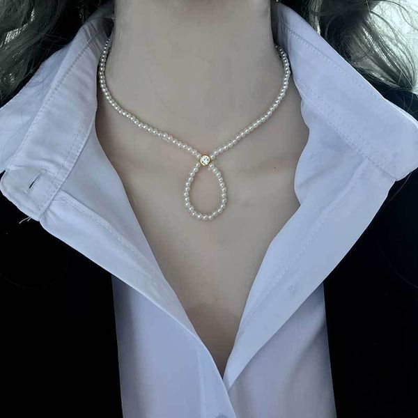 design jewelry fashion neck 8-shaped pearl high sense necklace temperament clavicle chain women's overlapping wear, Black
design jewelry fashion neck 8-shaped pearl high sense necklace temperament clavicle chain women's overlapping wear, Black