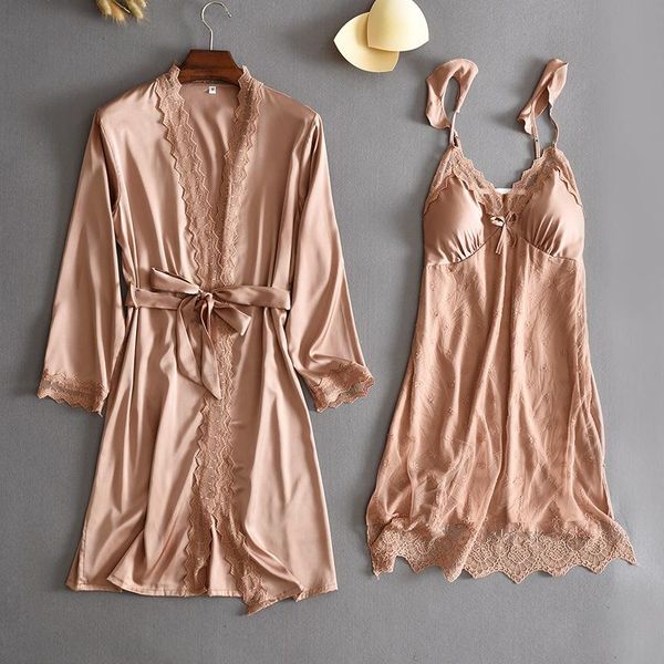 orange 2pcs robe set satin bride bridesmaid lace trim nightwear short home wear intimate lingerie female nightgown sleepwear women's, Black;red
orange 2pcs robe set satin bride bridesmaid lace trim nightwear short home wear intimate lingerie female nightgown sleepwear women's, Black;red