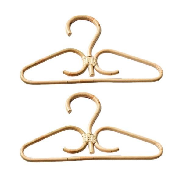 2pcs rattan clothes hanger natural hand-woven 3 hook for home wardrobe clothing store decor hangers & racks
2pcs rattan clothes hanger natural hand-woven 3 hook for home wardrobe clothing store decor hangers & racks