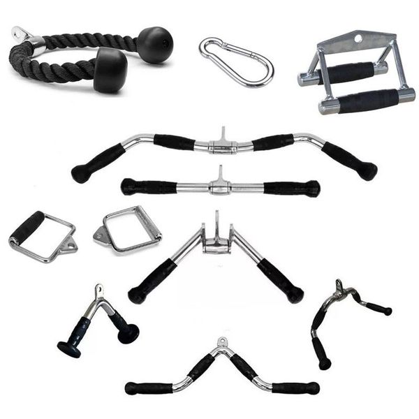 accessories gym fitness lat pulley cable biceps triceps training pull down rope bar handle home equipment workout
accessories gym fitness lat pulley cable biceps triceps training pull down rope bar handle home equipment workout