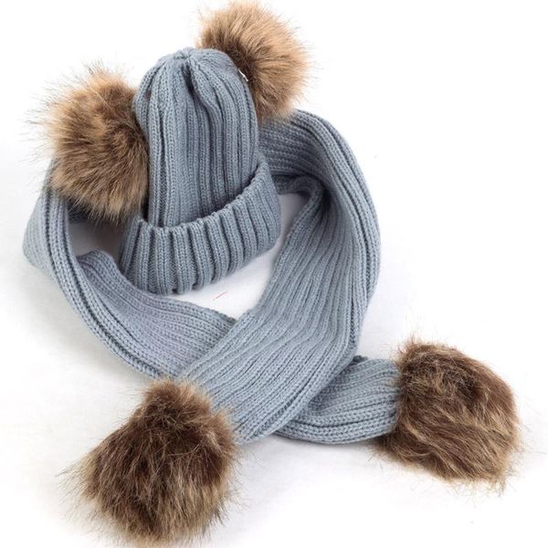 hats, scarves & gloves sets girl pompon hats and winter knitted warm nature fur pom hat scarf thick beanies caps kids baby solid bones, Blue;gray
hats, scarves & gloves sets girl pompon hats and winter knitted warm nature fur pom hat scarf thick beanies caps kids baby solid bones, Blue;gray