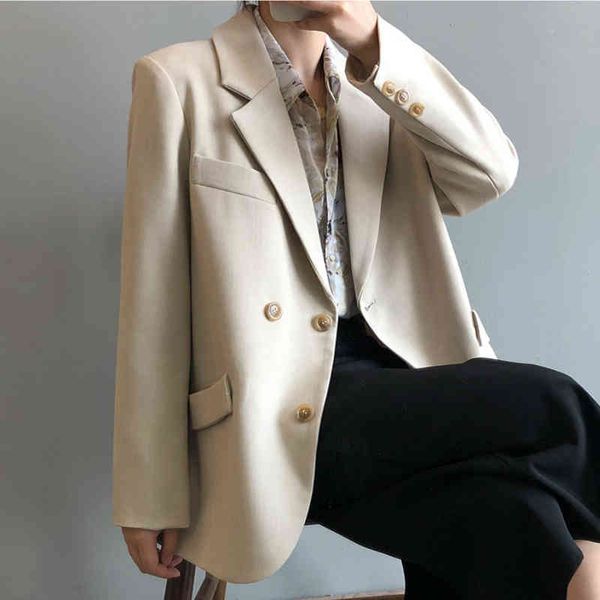 suits molulevat loosely outerwear jacket spring fall jacke stylish single-breasted female blazer femme, White;black
suits molulevat loosely outerwear jacket spring fall jacke stylish single-breasted female blazer femme, White;black