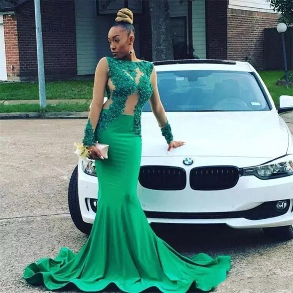 party dresses prom dress 2021 green o-neck mermaid illusion appliques beaded long sleeves with sweep train, White;black
party dresses prom dress 2021 green o-neck mermaid illusion appliques beaded long sleeves with sweep train, White;black
