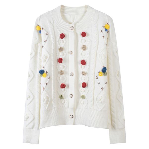 women's jackets christmas diamond design white knit cardigan o-neck long-sleeved single-breasted 3d flower luxury coat sweater vintage, Black;brown
women's jackets christmas diamond design white knit cardigan o-neck long-sleeved single-breasted 3d flower luxury coat sweater vintage, Black;brown
