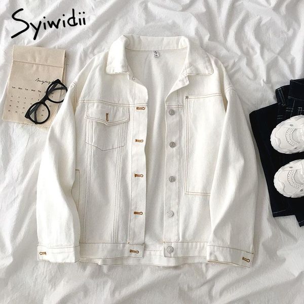 women's jackets syiwidii harajuku style coat women long sleeve jacket korean baggy turn-down collar outerwear female single breasted co, Black;brown
women's jackets syiwidii harajuku style coat women long sleeve jacket korean baggy turn-down collar outerwear female single breasted co, Black;brown
