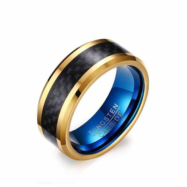 wedding rings 8 mm tungsten steel carbon fiber engagement men ring gold blue plated europe america beautiful decorate accessory christmas gi, Slivery;golden
wedding rings 8 mm tungsten steel carbon fiber engagement men ring gold blue plated europe america beautiful decorate accessory christmas gi, Slivery;golden