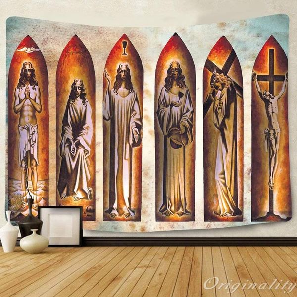 tapestries jesus christ crucifix wall angel in heaven hanging used for college dorm apartment bedroom decor
tapestries jesus christ crucifix wall angel in heaven hanging used for college dorm apartment bedroom decor
