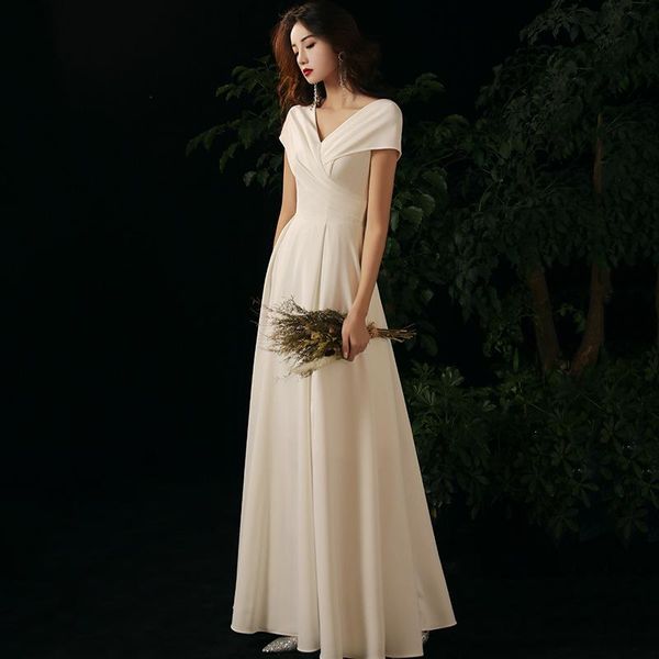 ethnic clothing white french evening dress noble v-neck birthday party temperament banquet elegant formal slim prom gowns, Red
ethnic clothing white french evening dress noble v-neck birthday party temperament banquet elegant formal slim prom gowns, Red