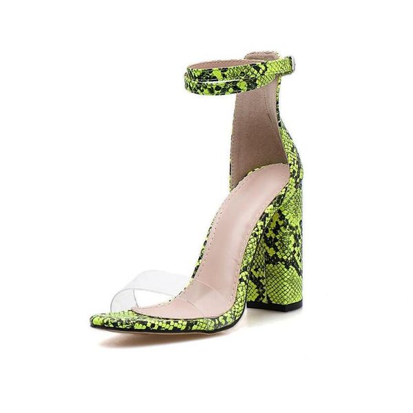 summer heels pvc transparent sandals buckle open-toe serpentine square high party fluorescent green shoes c87, Black
summer heels pvc transparent sandals buckle open-toe serpentine square high party fluorescent green shoes c87, Black