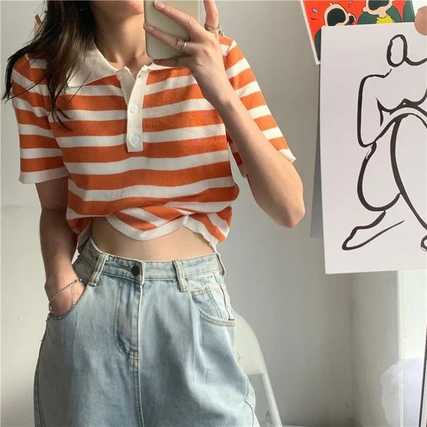 women's t-shirt korean women kpop t shirt black party y2k schoolgirl stripe streetwear clothes cool summer woman, White
women's t-shirt korean women kpop t shirt black party y2k schoolgirl stripe streetwear clothes cool summer woman, White