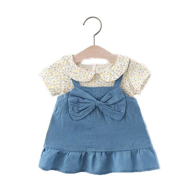denim princess dress one piece baby girl summer clothes kids holiday travel big bow toddler for born girl's dresses, Red;yellow
denim princess dress one piece baby girl summer clothes kids holiday travel big bow toddler for born girl's dresses, Red;yellow