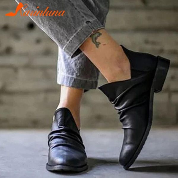 boots karin 2021 arrivals big size 43 thick heels slip on dropship shoes woman concise solid ankle women, Black 
boots karin 2021 arrivals big size 43 thick heels slip on dropship shoes woman concise solid ankle women, Black