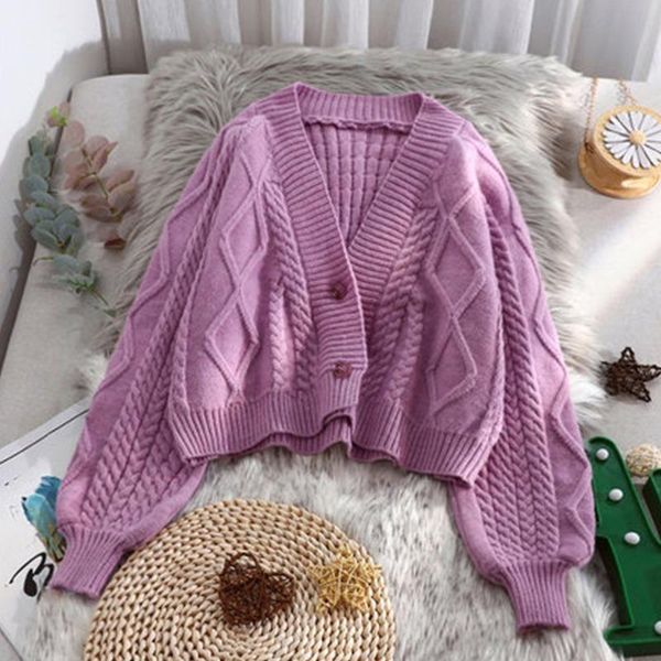 women's knits & tees knitted cardigan women sweater korean lantern sleeve female button autumn winter long sweaters coat 16923, White
women's knits & tees knitted cardigan women sweater korean lantern sleeve female button autumn winter long sweaters coat 16923, White