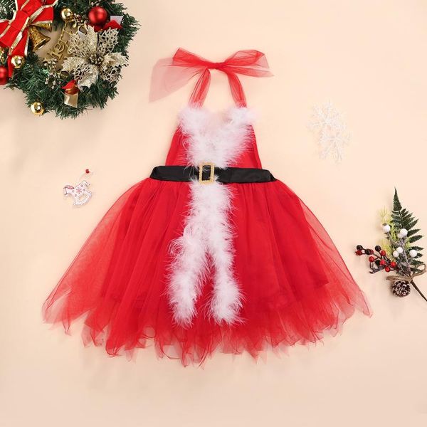 girl's dresses christmas baby girl dress kids plush halter sleeveless mesh patchwork tutu xmas party princess clothes 0-4y, Red;yellow
girl's dresses christmas baby girl dress kids plush halter sleeveless mesh patchwork tutu xmas party princess clothes 0-4y, Red;yellow