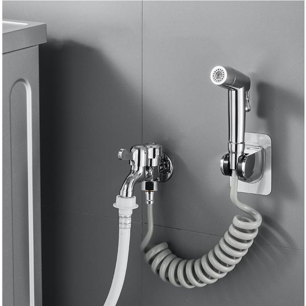 bath accessory set bold tube telephone line spring water pipe toilet spray gun bidet elastic shower nozzle hose