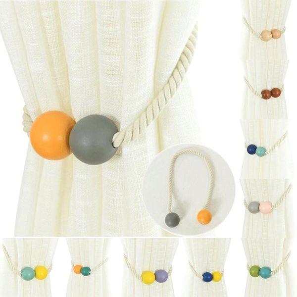 other home decor curtain tape stylish magnetic wood bead weaving rope tieback ring holder easy to tie holdback buckle clips
other home decor curtain tape stylish magnetic wood bead weaving rope tieback ring holder easy to tie holdback buckle clips