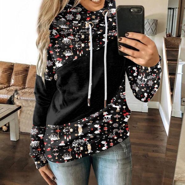 women's hoodies & sweatshirts christmas printed women fashion casual long sleeve hooded sweatshirt loose streetwear, Black
women's hoodies & sweatshirts christmas printed women fashion casual long sleeve hooded sweatshirt loose streetwear, Black