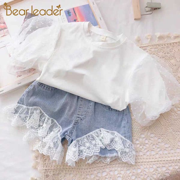 bear leader girls sets 2021 new summer children t-shirt and denim pants 2pcs kids outfits casual girl clothing fashion soft suit x0902, White
bear leader girls sets 2021 new summer children t-shirt and denim pants 2pcs kids outfits casual girl clothing fashion soft suit x0902, White