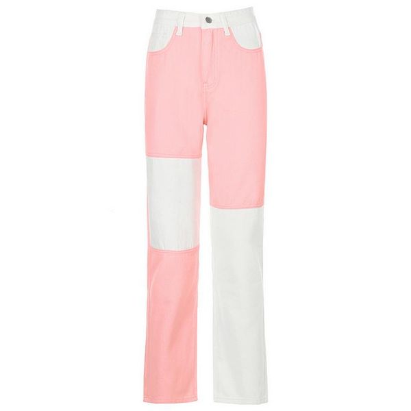 women's loose pants stylish splited color high-waist trousers patchwork dye printed casual wear sports side pocket bottoms & capris, Black;white
women's loose pants stylish splited color high-waist trousers patchwork dye printed casual wear sports side pocket bottoms & capris, Black;white