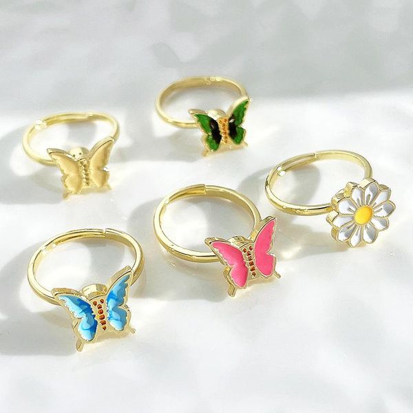 wedding rings rotatable butterfly daisy ring for women girls relieving anxiety anti stress toy finger fashion jewelry 2021, Slivery;golden
wedding rings rotatable butterfly daisy ring for women girls relieving anxiety anti stress toy finger fashion jewelry 2021, Slivery;golden