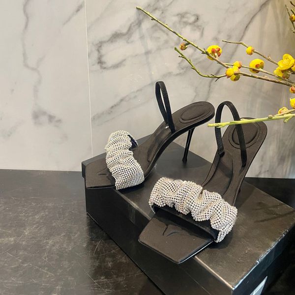 women luxury brand high heel dress shoes designer woman wedding shoe fashion ladies diamonds square toe sandals designers womens office, Black
women luxury brand high heel dress shoes designer woman wedding shoe fashion ladies diamonds square toe sandals designers womens office, Black