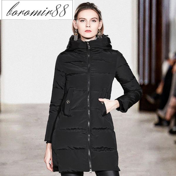 medium and long winter clothes plus size women's jacket women's thickened hooded double zipper down jacket women, Black
medium and long winter clothes plus size women's jacket women's thickened hooded double zipper down jacket women, Black