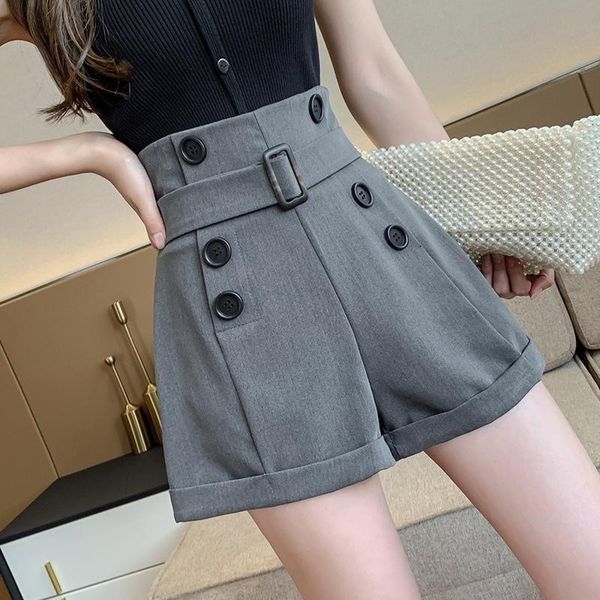 women's shorts women 2021 summer fashion double-breasted female curling wide-leg ladies ultra-high waist loose short harajuku, White;black
women's shorts women 2021 summer fashion double-breasted female curling wide-leg ladies ultra-high waist loose short harajuku, White;black