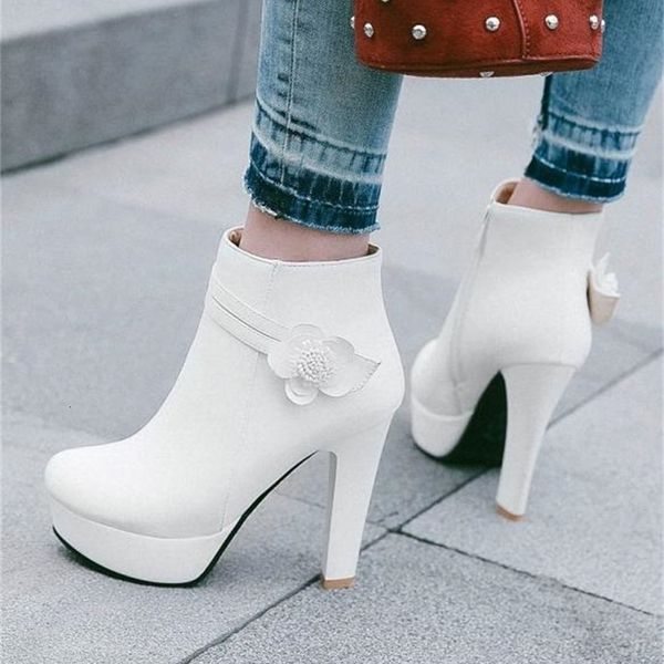 size 34 to 42 43 chunky heels platform flower wedding beige pink ankle booties luxury designer women boots, Black
size 34 to 42 43 chunky heels platform flower wedding beige pink ankle booties luxury designer women boots, Black