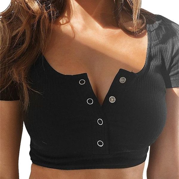 women's t-shirt short thirt sleeve crop elegant plain basic femme tank party bodycon bandage stretch vesth, White
women's t-shirt short thirt sleeve crop elegant plain basic femme tank party bodycon bandage stretch vesth, White