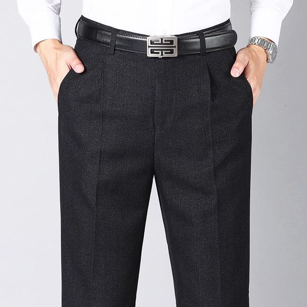 men's suits & blazers autumn and winter thickened pleated trousers middle-aged elderly casual pants loose straight business, White;black
men's suits & blazers autumn and winter thickened pleated trousers middle-aged elderly casual pants loose straight business, White;black
