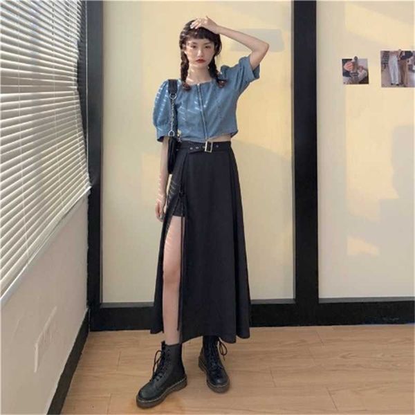 skirts black irregular split mid-length draping effect all-match high waist slim a- line skirt for women 16z4
skirts black irregular split mid-length draping effect all-match high waist slim a- line skirt for women 16z4