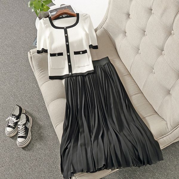 two piece dress summer mode 2 female garment skirt suit elegant puff upper mesh sleeve and midi defines casual outfit office kj2e, White
two piece dress summer mode 2 female garment skirt suit elegant puff upper mesh sleeve and midi defines casual outfit office kj2e, White